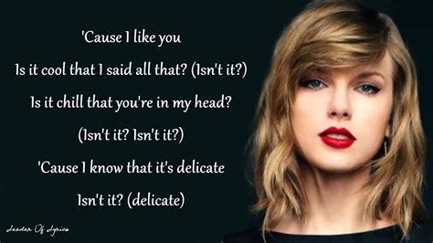 lyrics taylor swift song